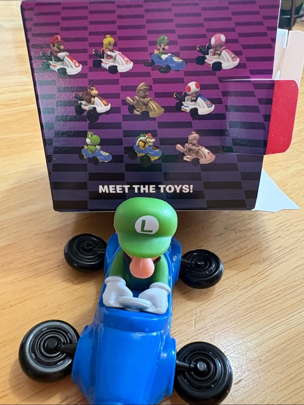Mario Kart Deluxe Luigi Kart McDonald’s Happy Meal Prize